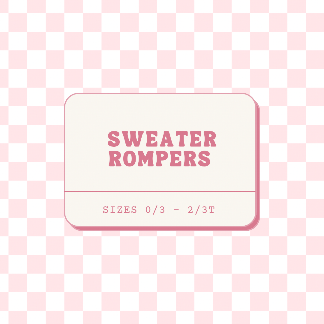 Sweater Rompers ♡