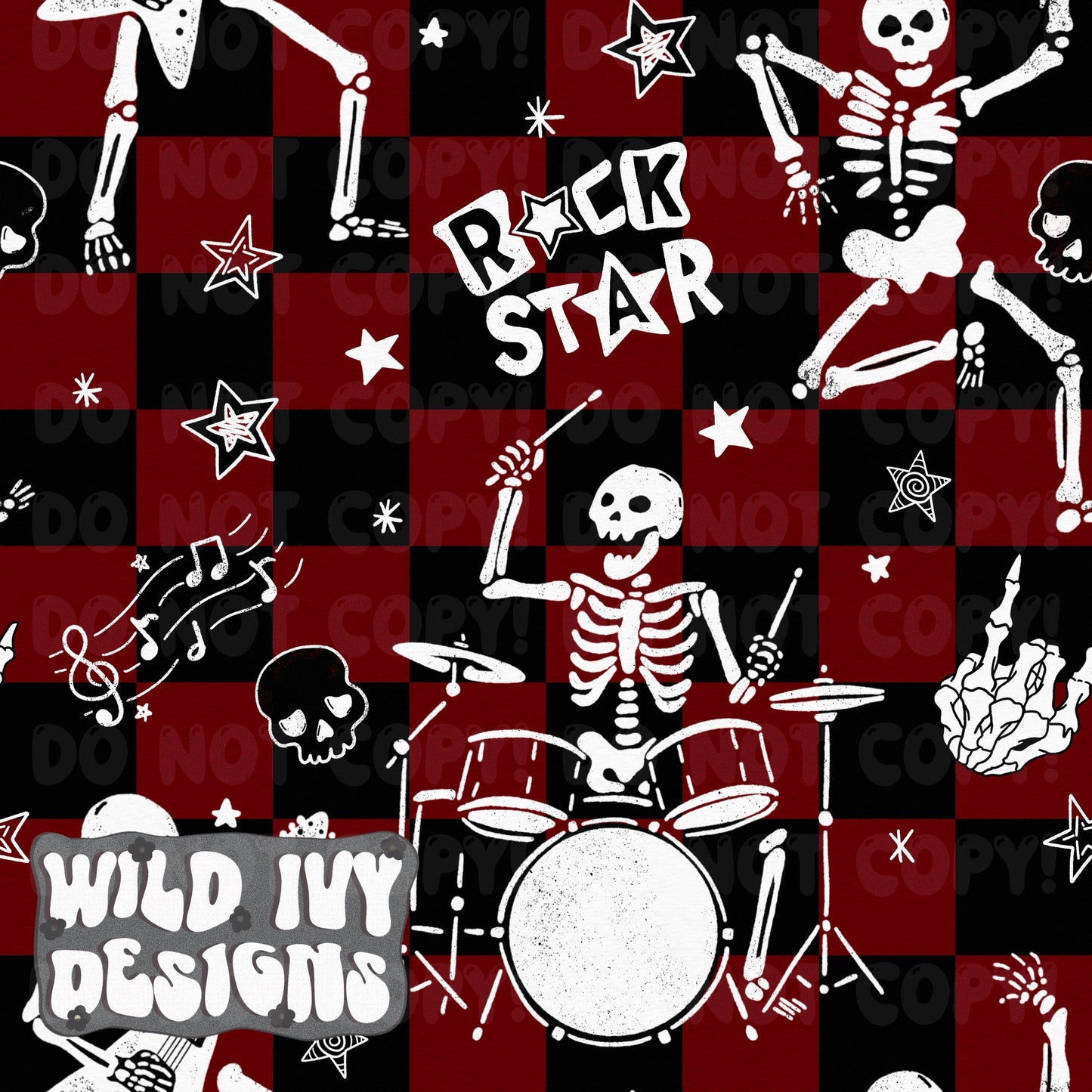 ROCKSTAR SKELLYS (4 COLORS)