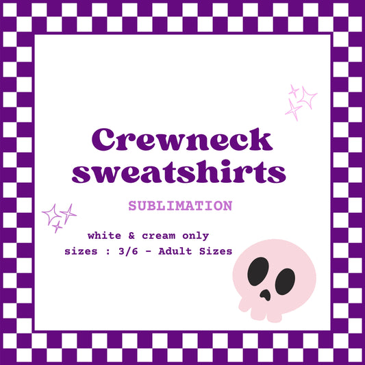 SUB Crewneck Sweatshirts (SPOOKY)