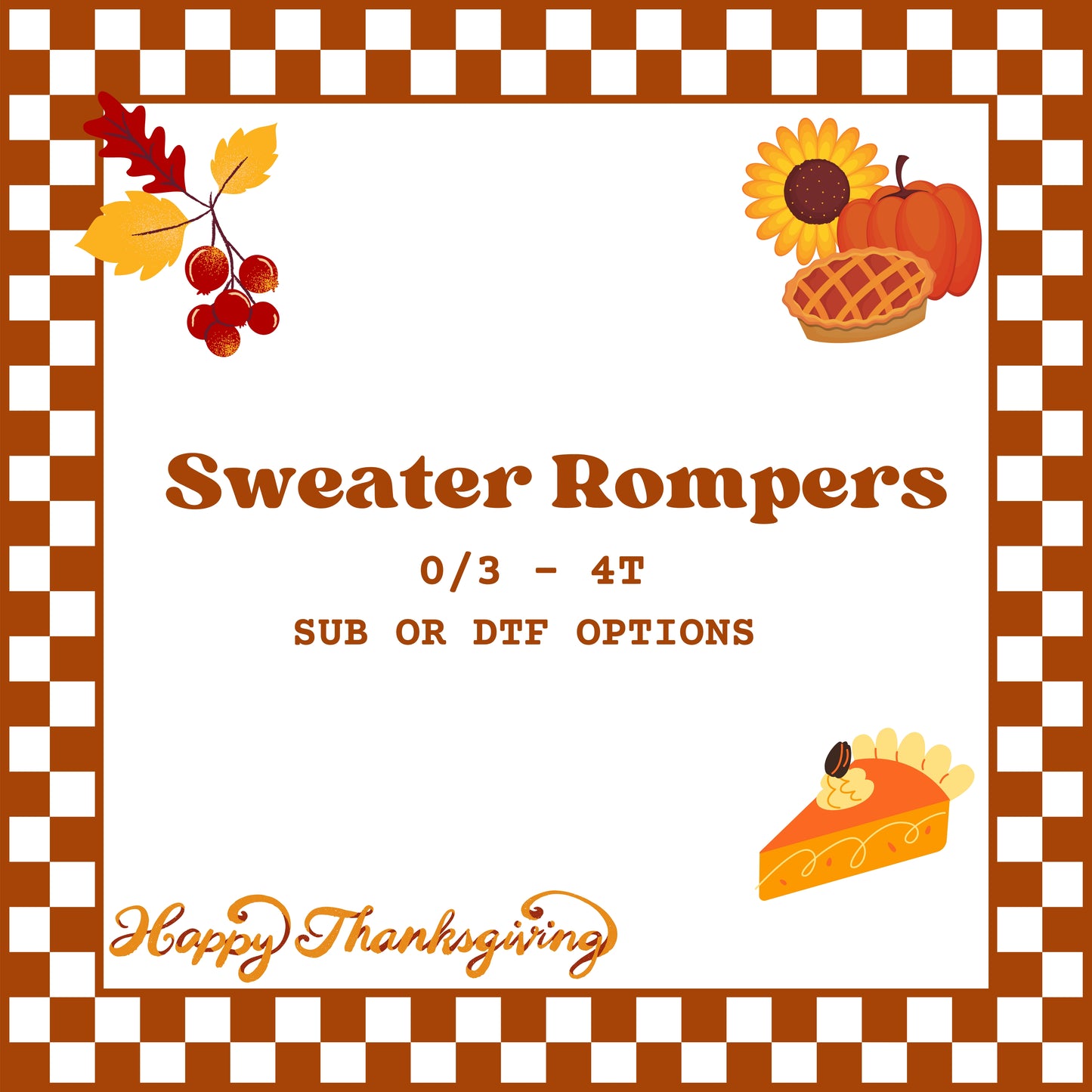 Sweater Rompers (THXGVG)