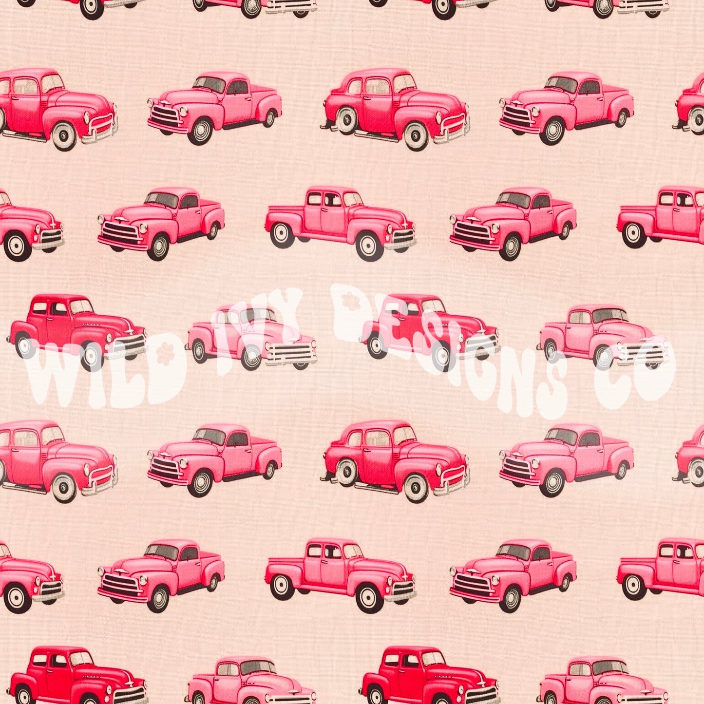 Textured Vday Vintage Trucks