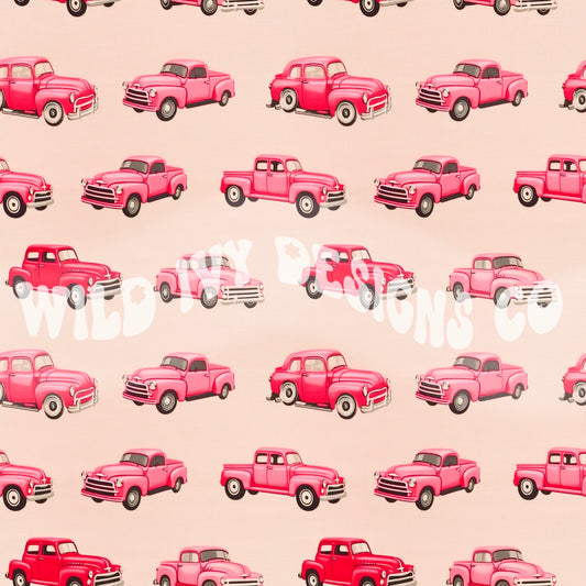 Textured Vday Vintage Trucks