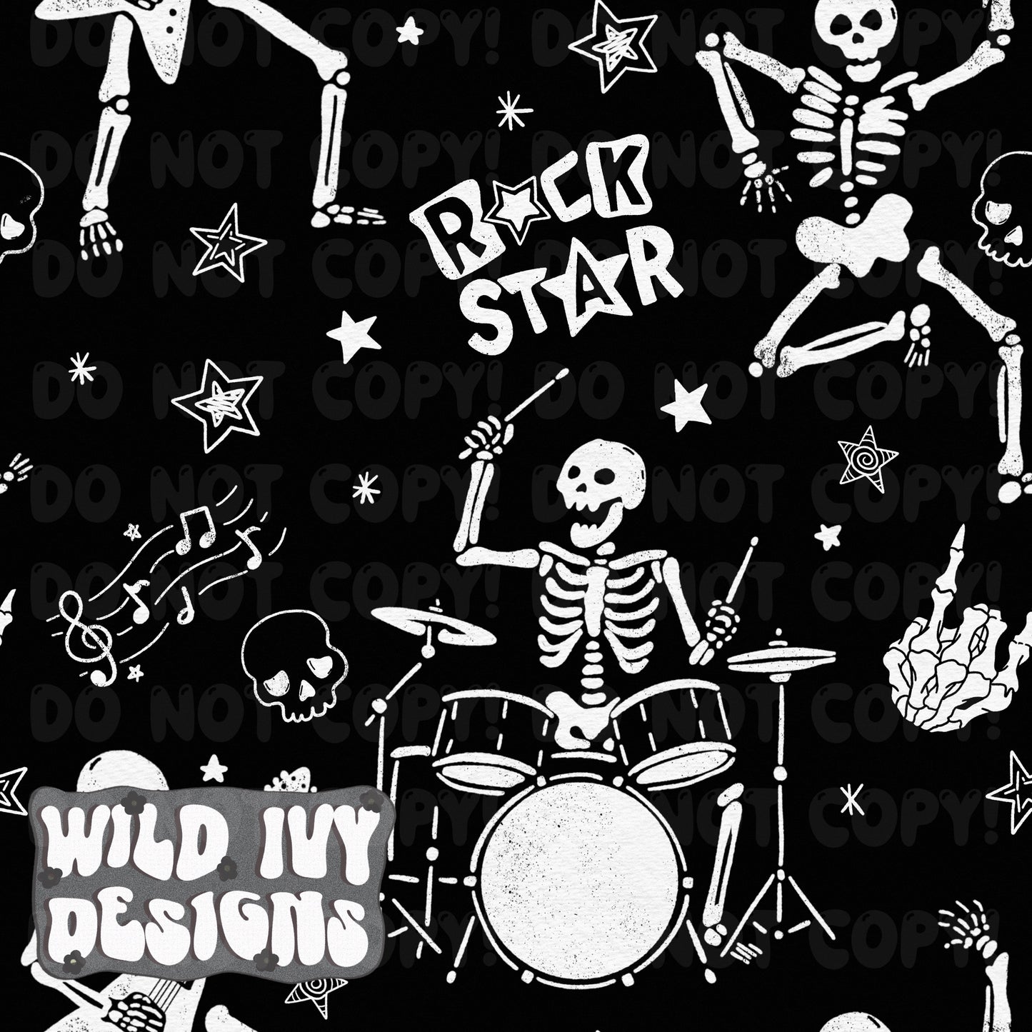 ROCKSTAR SKELLYS (4 COLORS)