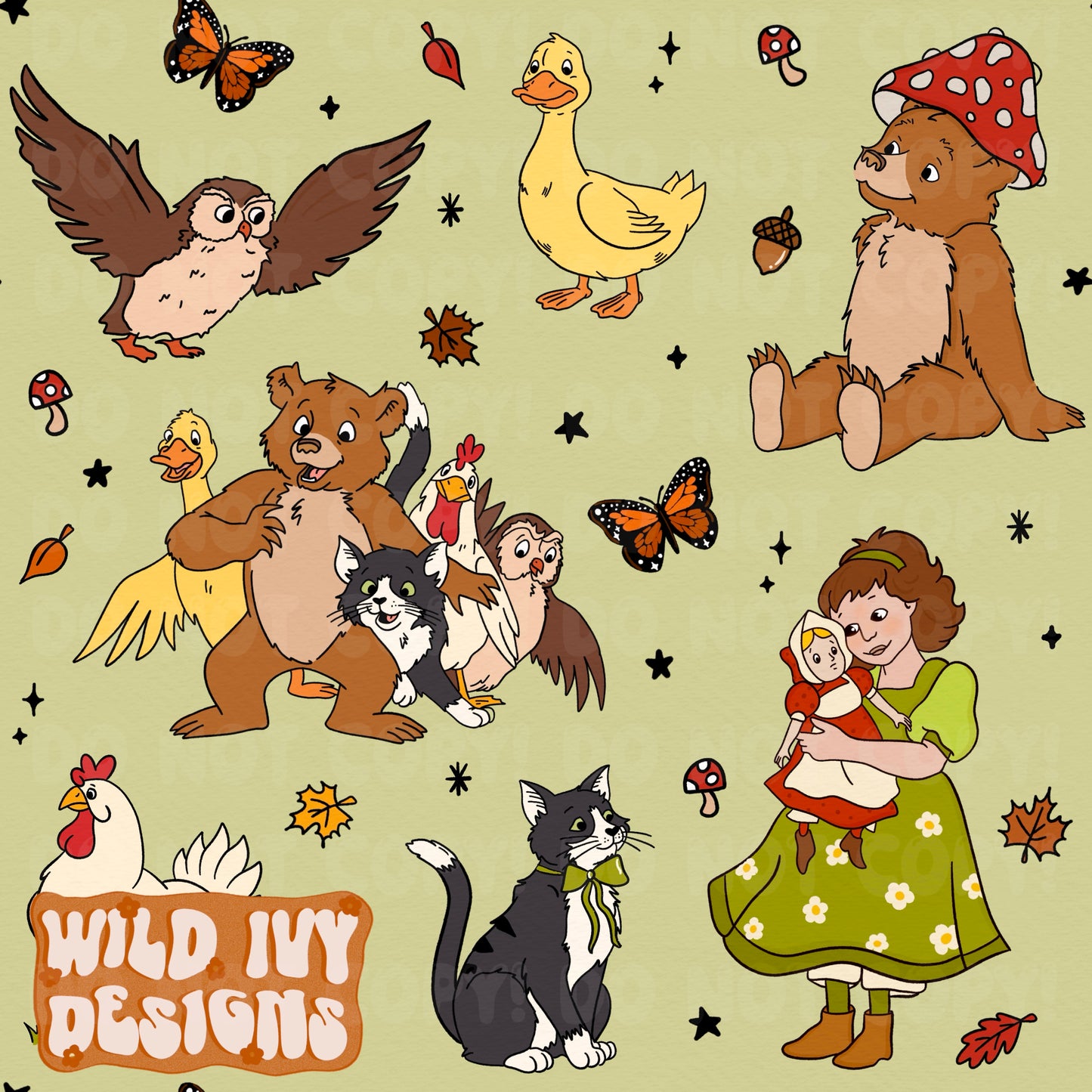 FALL BEAR & FRIENDS
