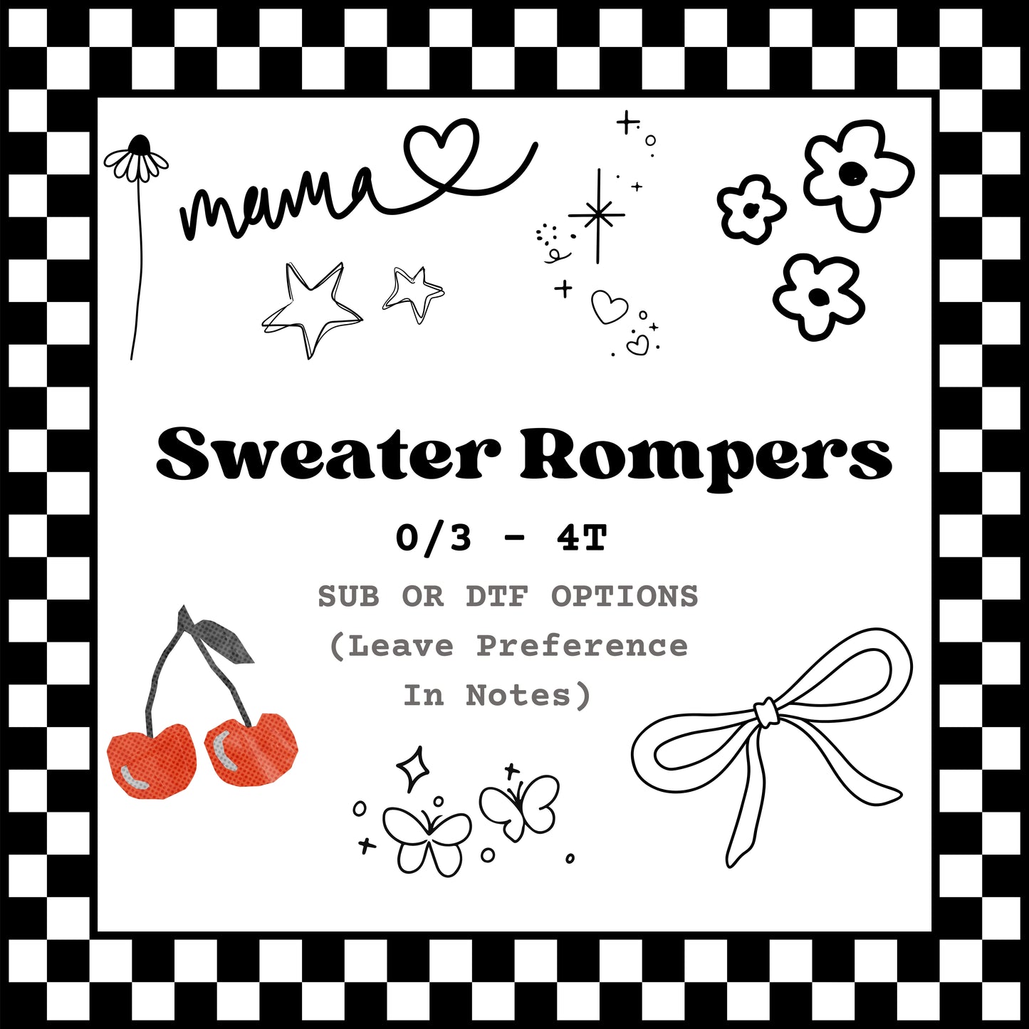 Sweater Rompers (MAMA)