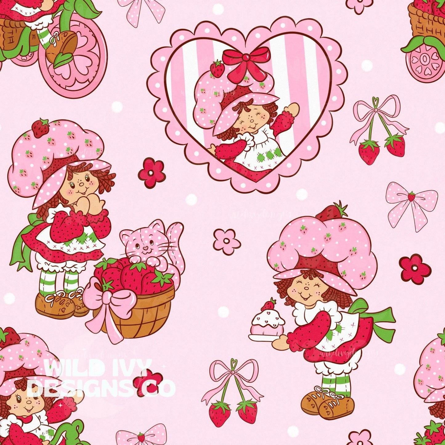 Coquette Strawberry Girl (MULTIPLE OPTIONS)