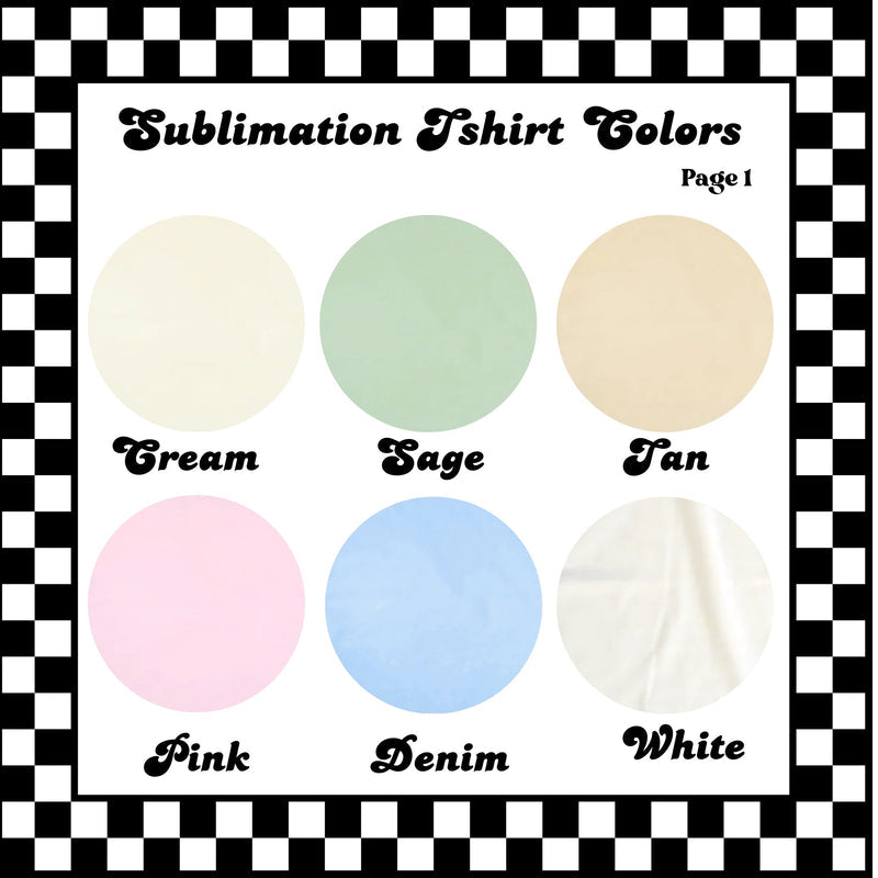 Sublimation T-shirts (SUMMER)
