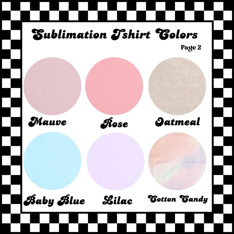 Sublimation T-shirts (SUMMER)