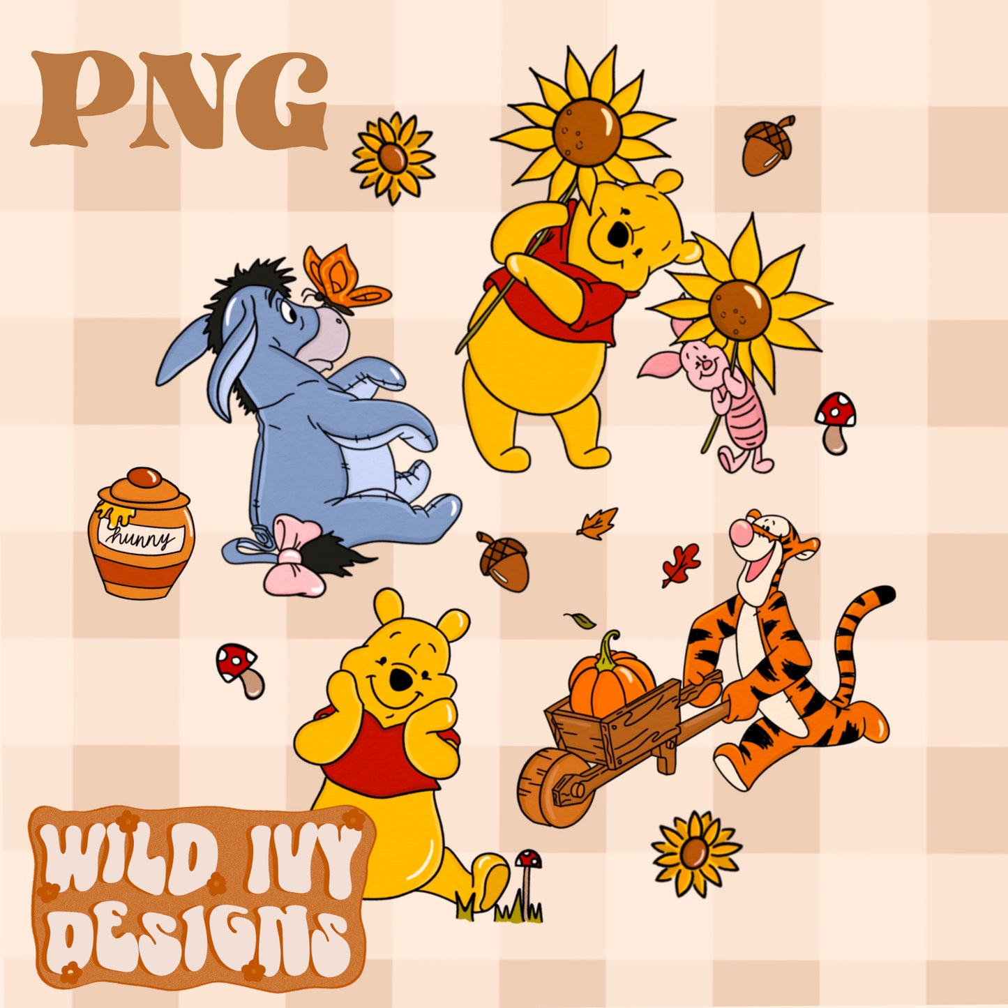 FALL POOH PNG