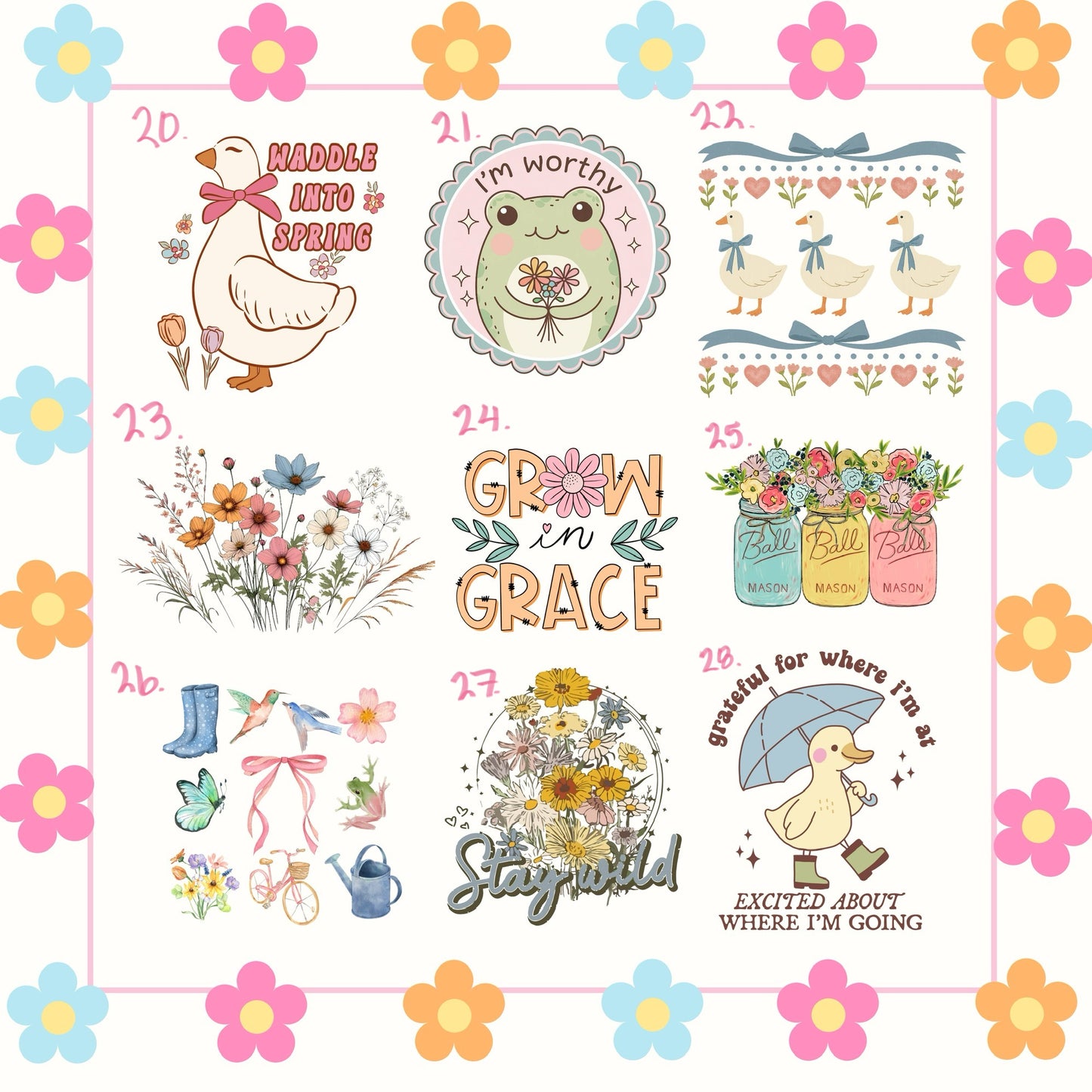 DTF Crewneck Sweatshirts (SPRING)