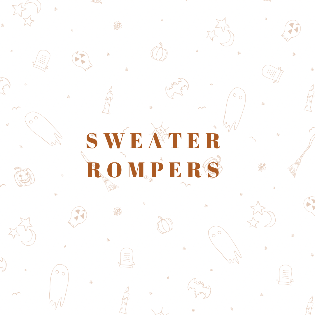 Sweater Rompers (Halloween)