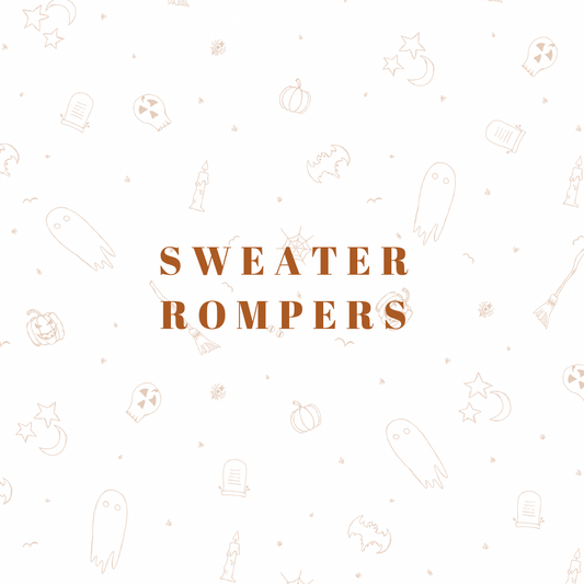 Sweater Rompers (Halloween)