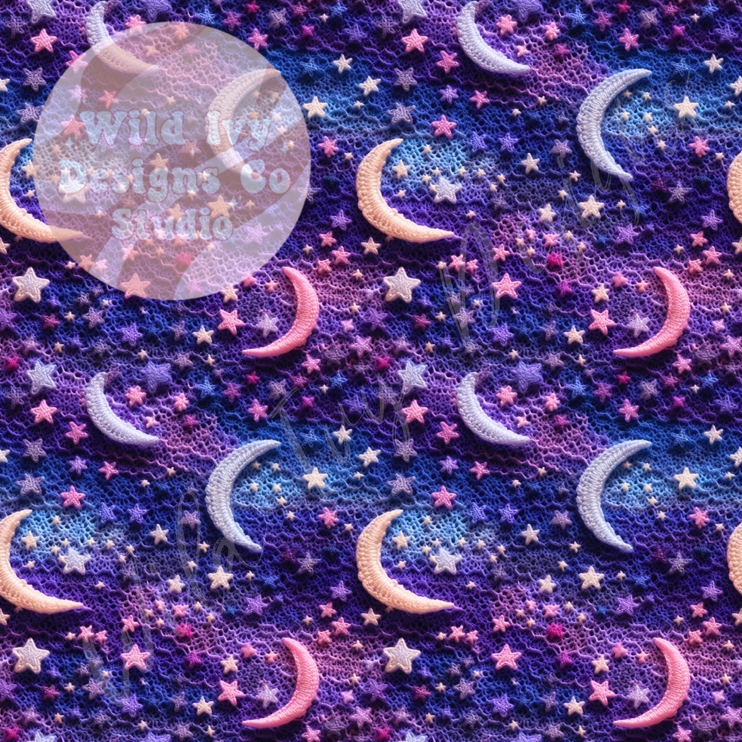 Wavy Hues Spooky Moons Embroidery