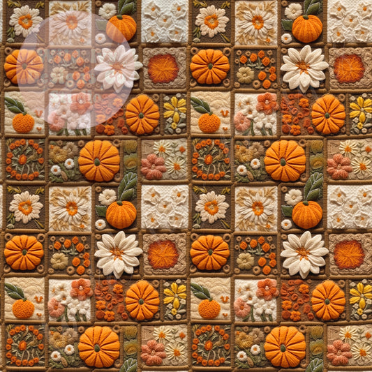 Cottagecore Fall Botanical Quilt 2