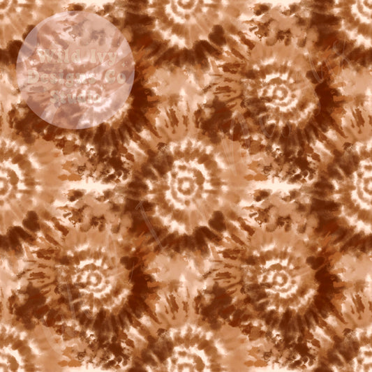 Brown Neutral Tie Dye