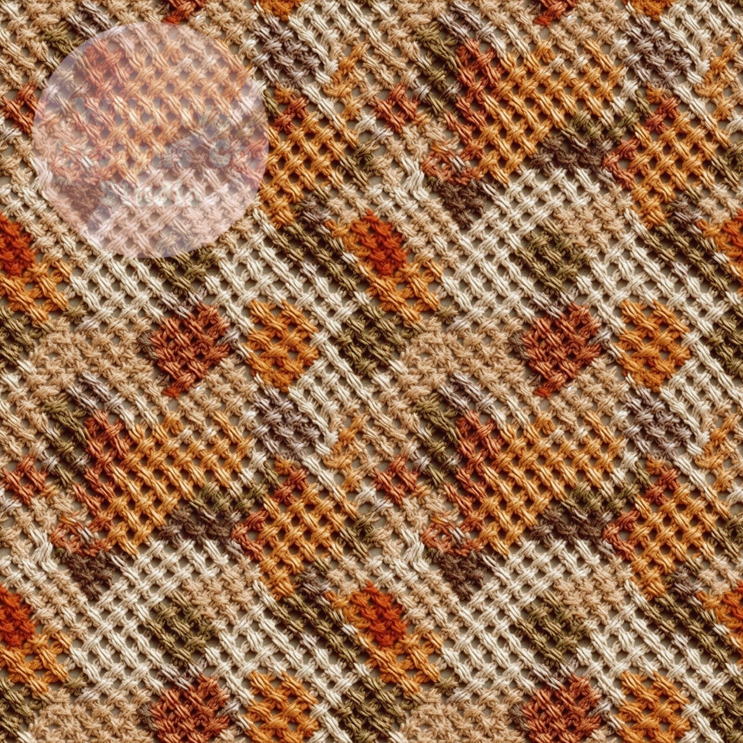 Fall Basket Weave Embroidery