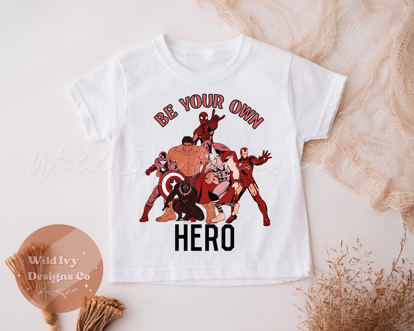 Be Your Own Hero Pink