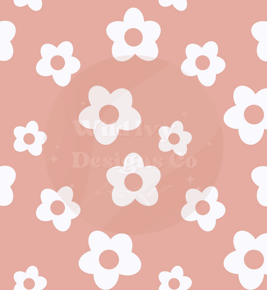 Retro Daisy (Dusty Pink)