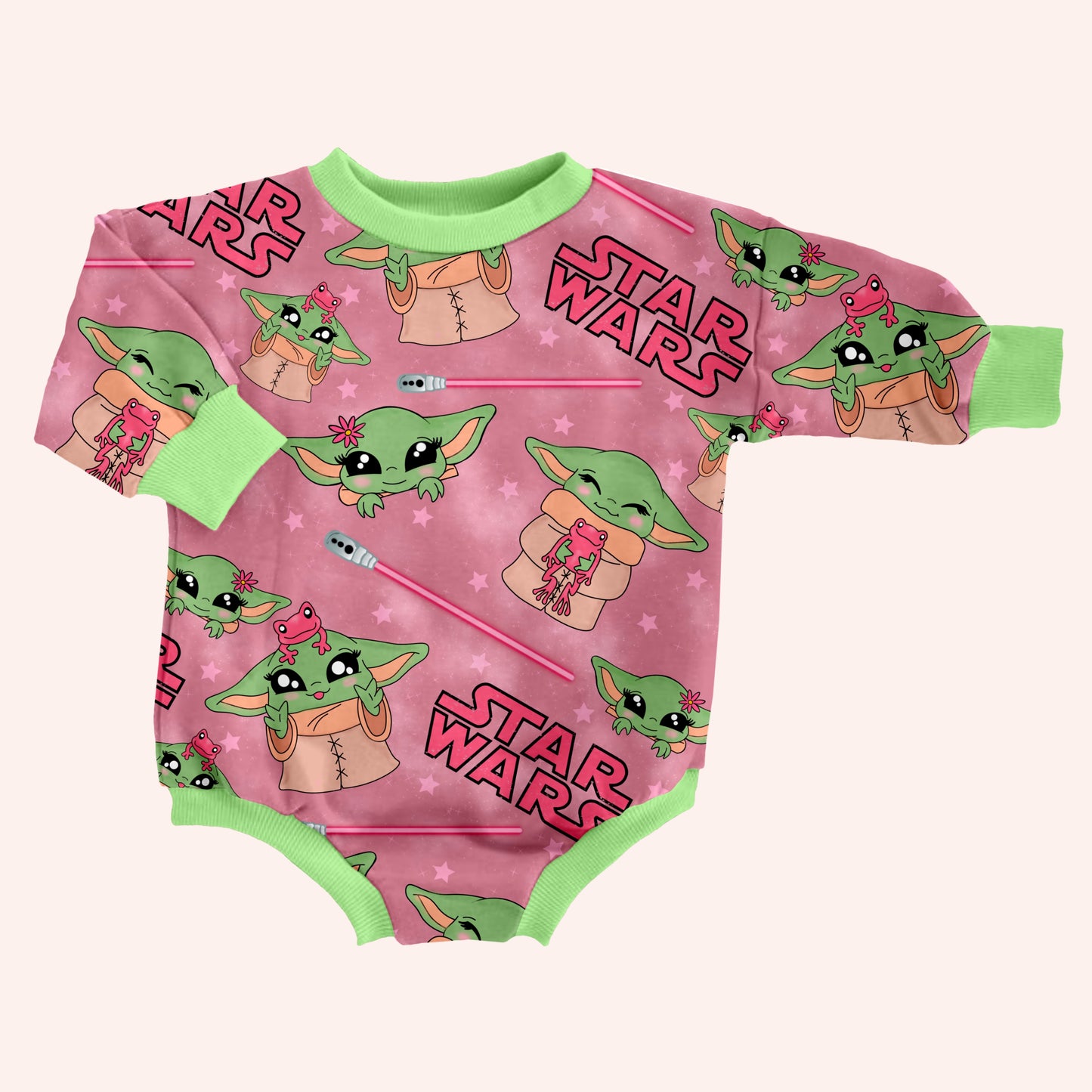 Baby Green Guy Seamless File (Pink/Green) Colorway)