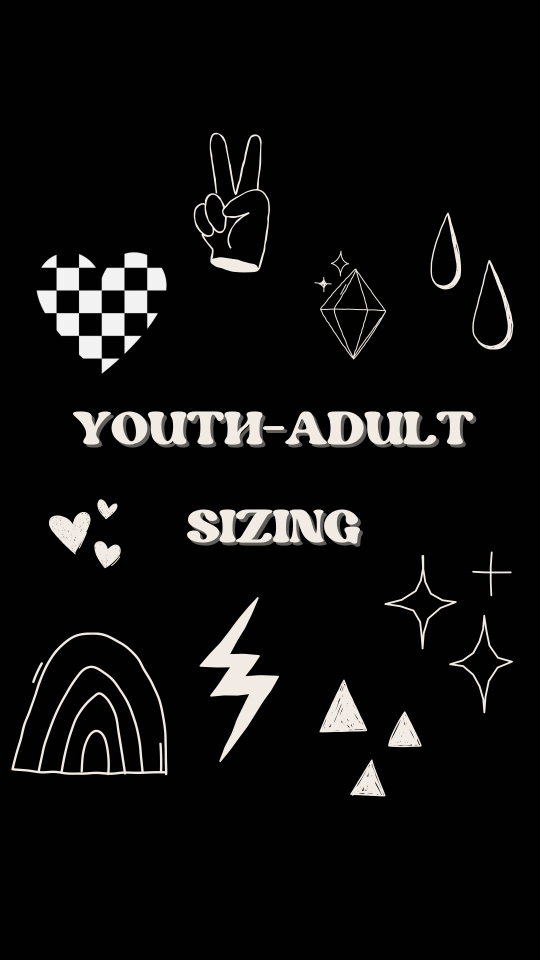 Youth - Adult Sizes (Monochrome)