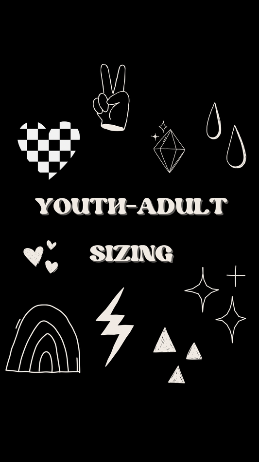 Youth - Adult Sizes (Monochrome)
