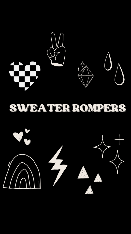 Sweater Rompers (Monochrome)