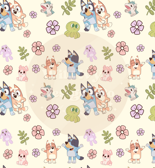 Spring Heelers Seamless File Muted