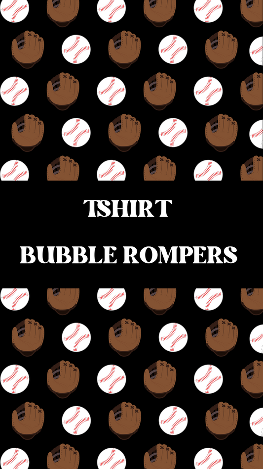 Tshirt Bubbles (Baseball)