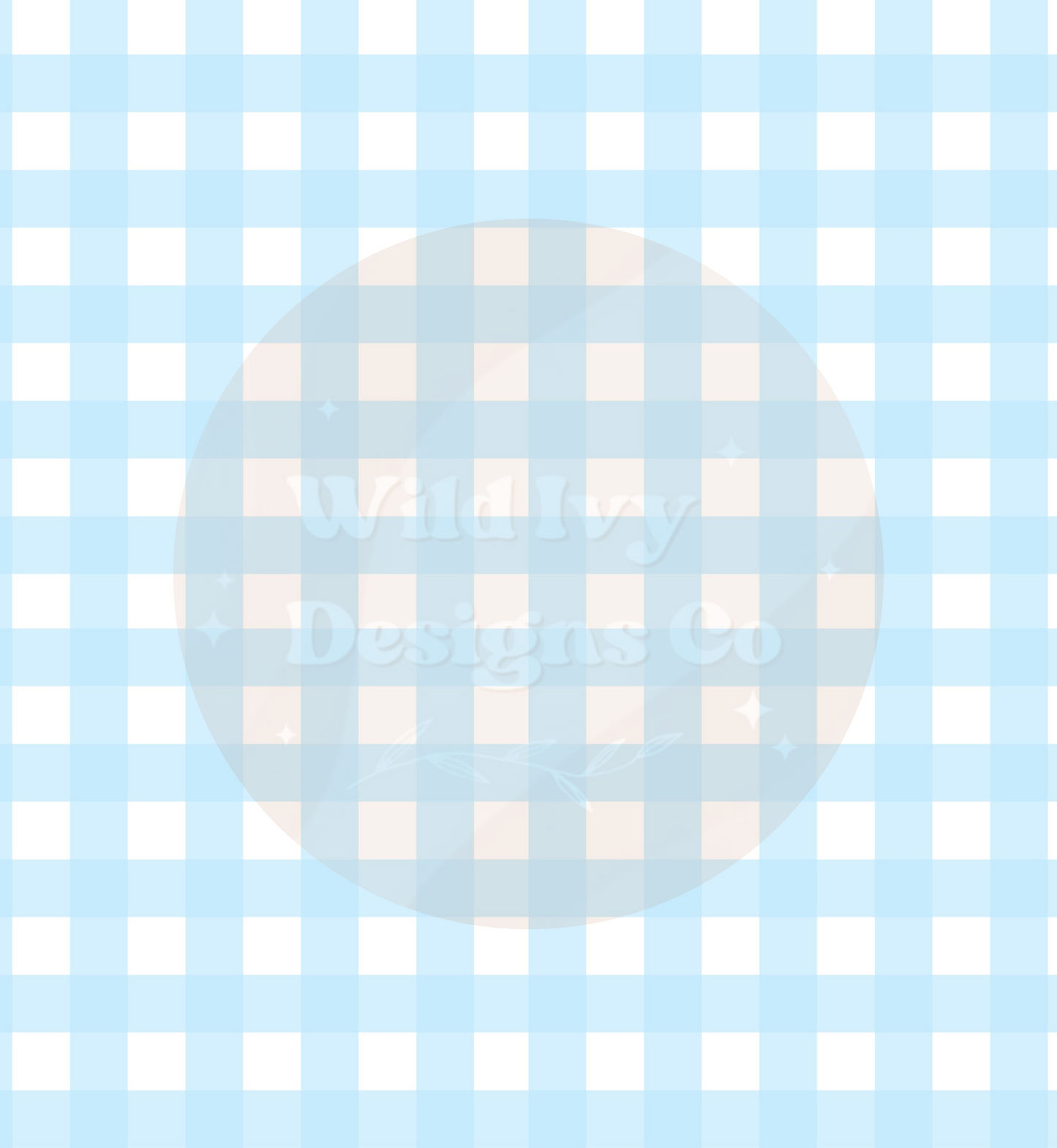 Baby Blue Plaid Cord