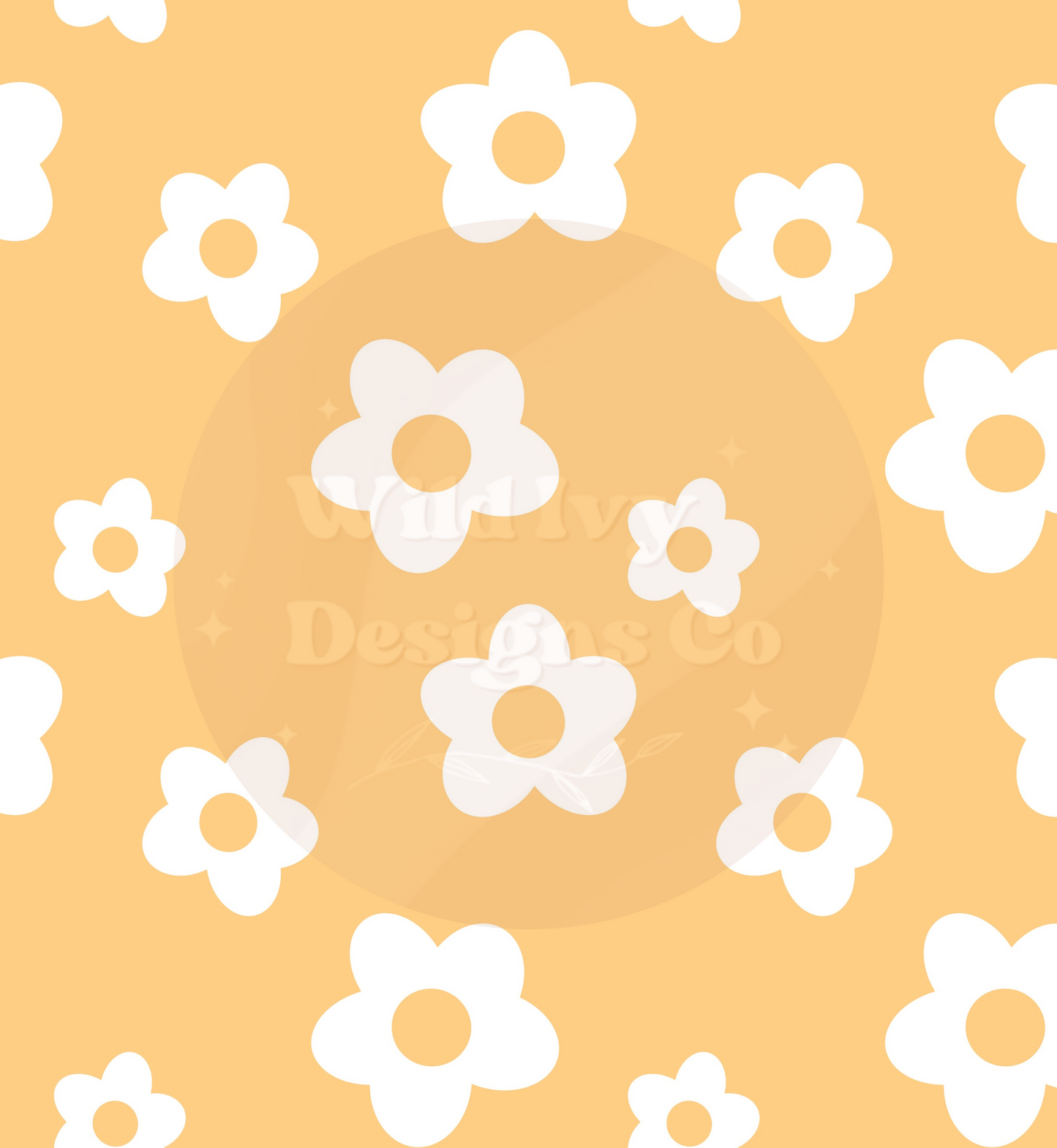 Retro Daisy (Peachy Yellow)