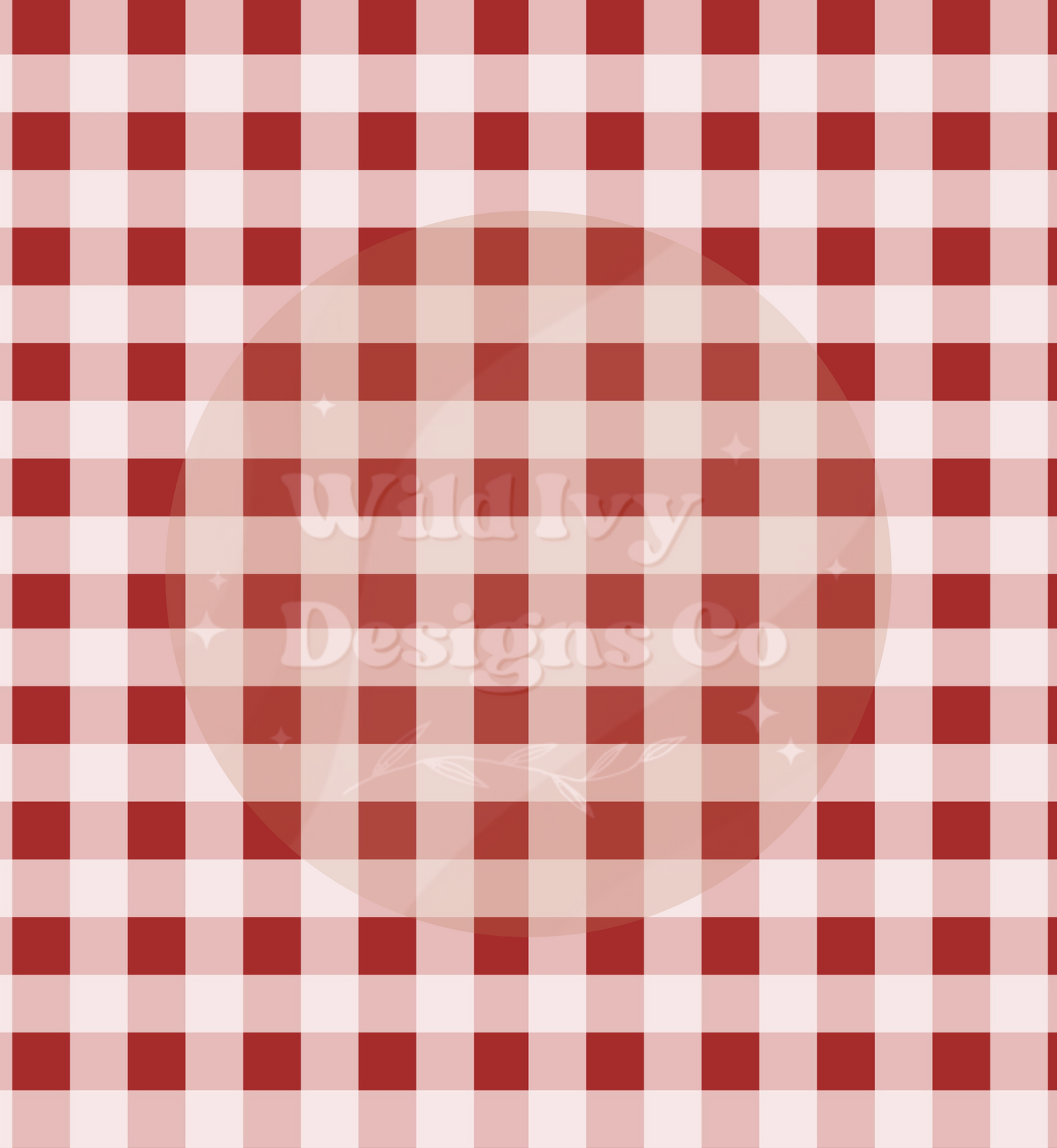 Red Gingham Cord