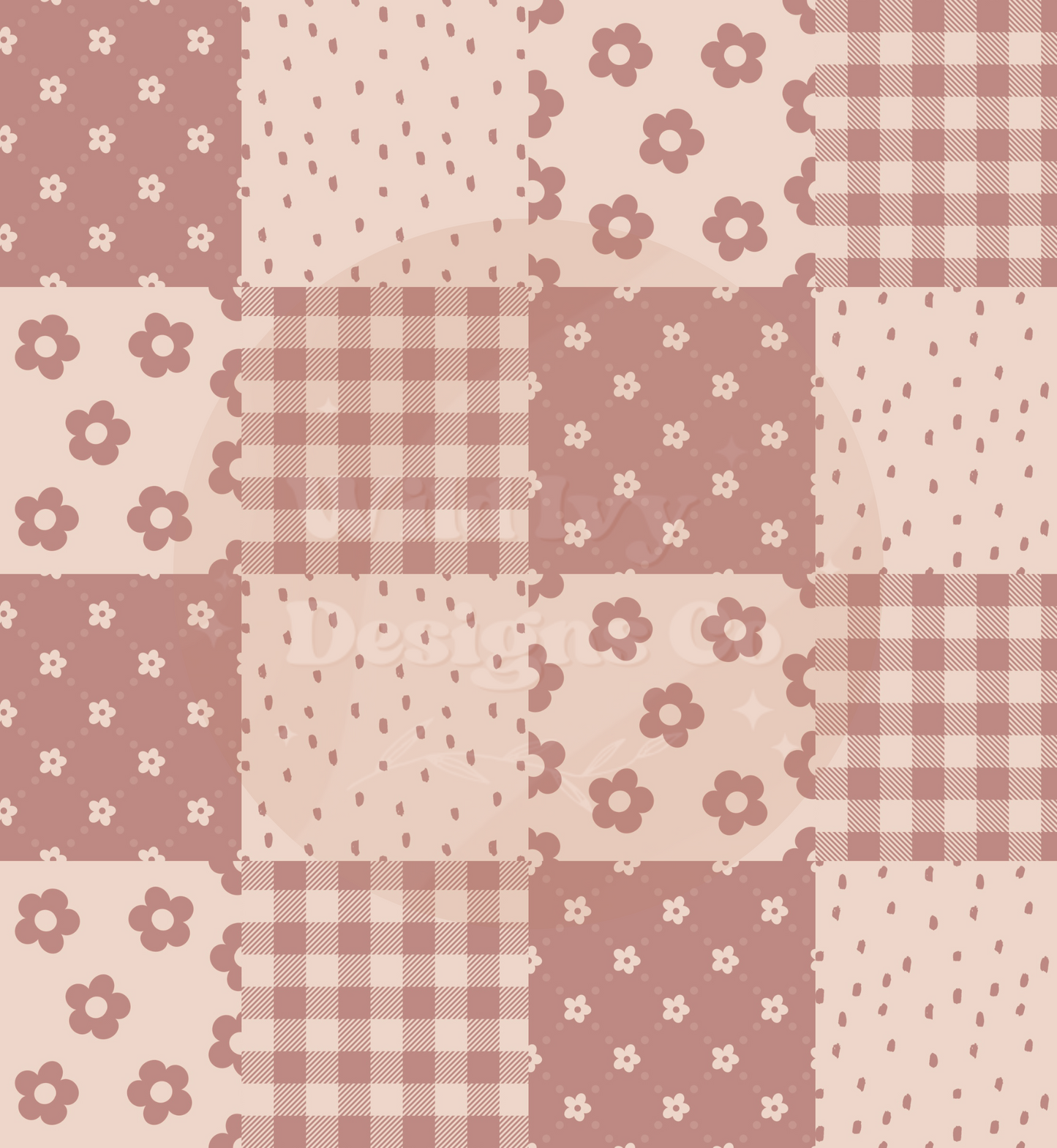 Nude Patchwork Checks Seamless File