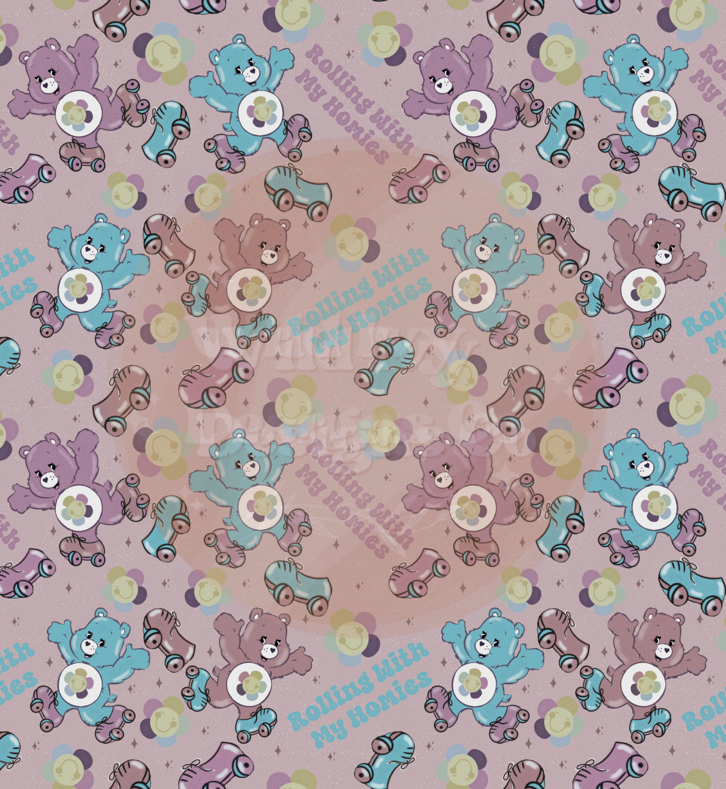 Groovy Bears (Muted Colorway) Seamless File