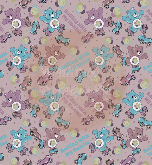 Groovy Bears (Muted Colorway) Seamless File